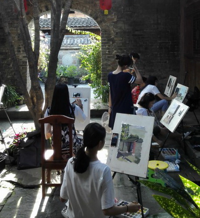 045 慧欣四川阆中写生基地 - 慧欣写生 artstudiofan
